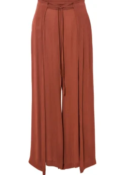 Pantalón de viscosa fluida