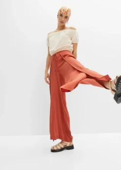 Pantalón de viscosa fluida