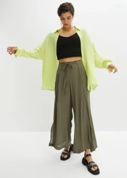 Pantalón de viscosa fluida