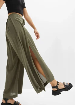 Pantalón de viscosa fluida