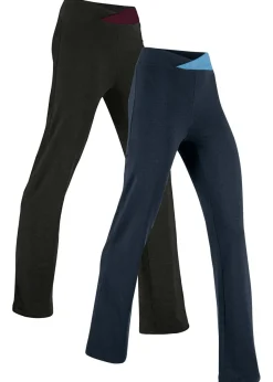Pantalón deportivo de algodón, bootcut (2 unidades)
