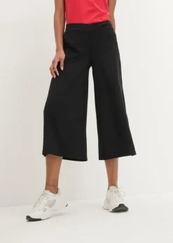 Pantalón deportivo hasta la pantorrilla de material de secado rápido