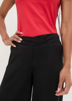 Pantalón deportivo hasta la pantorrilla de material de secado rápido