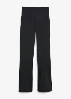 Pantalón deportivo moldeador con bolsillo y corte acampanado