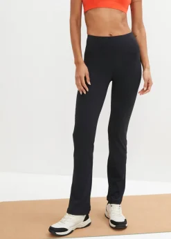 Pantalón deportivo moldeador con bolsillo y corte acampanado