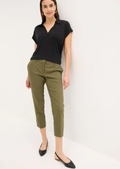 Pantalón ejecutivo de largo capri