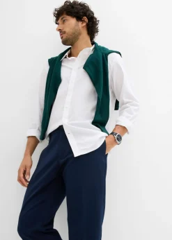 Pantalón elegante con pinzas y corte regular
