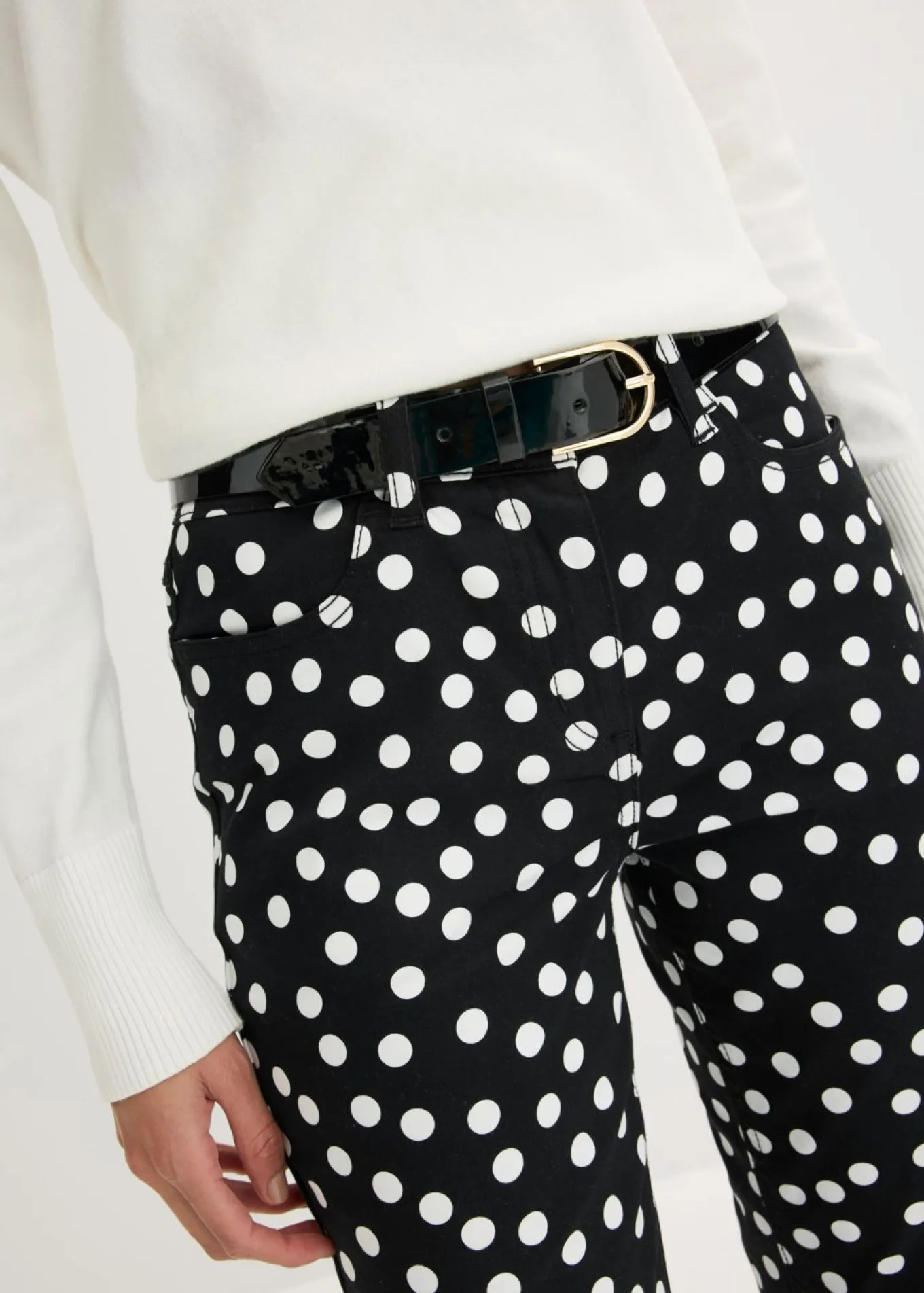 Pantalón elástico 5 bolsillos