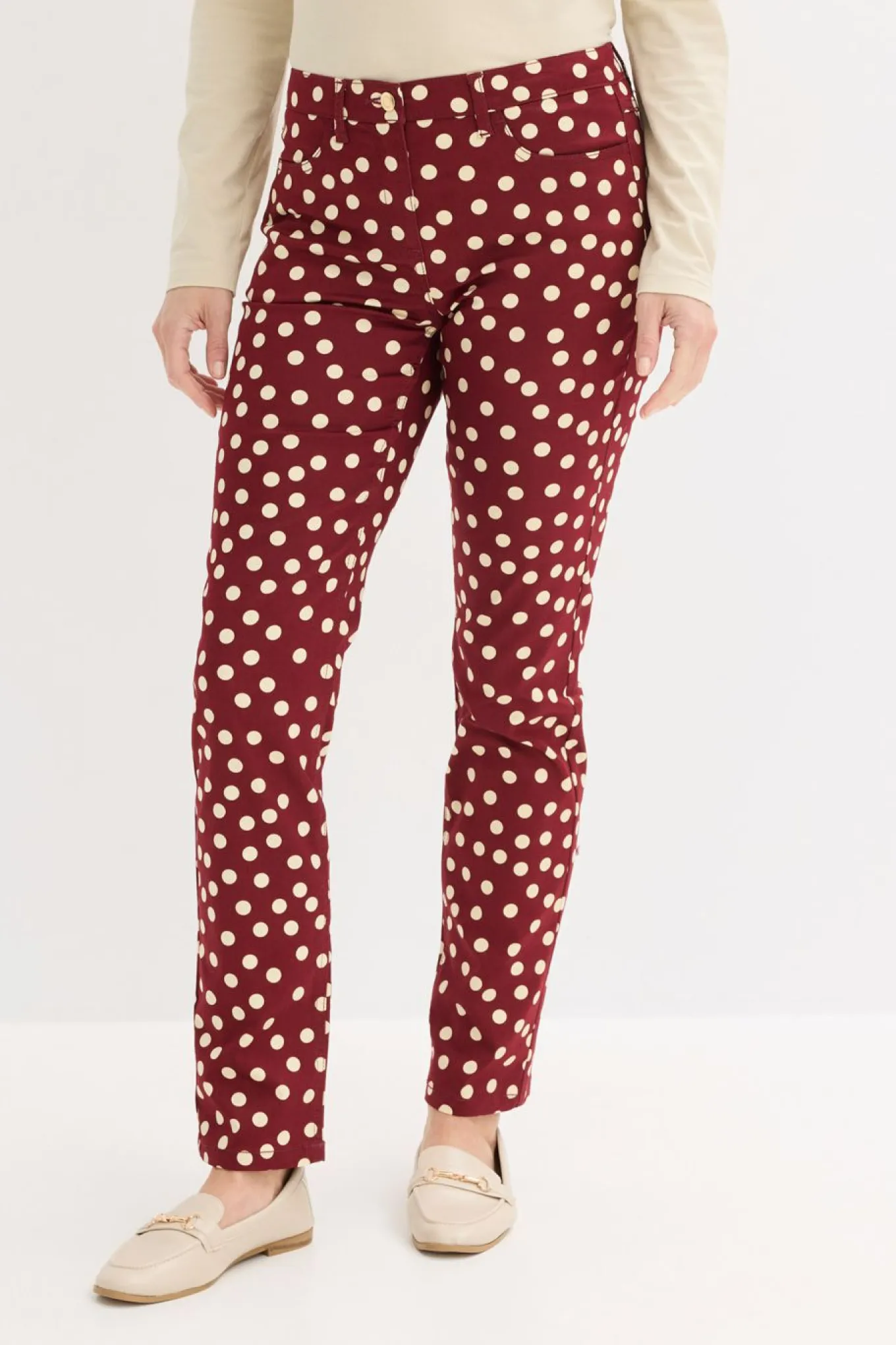 Pantalón elástico 5 bolsillos