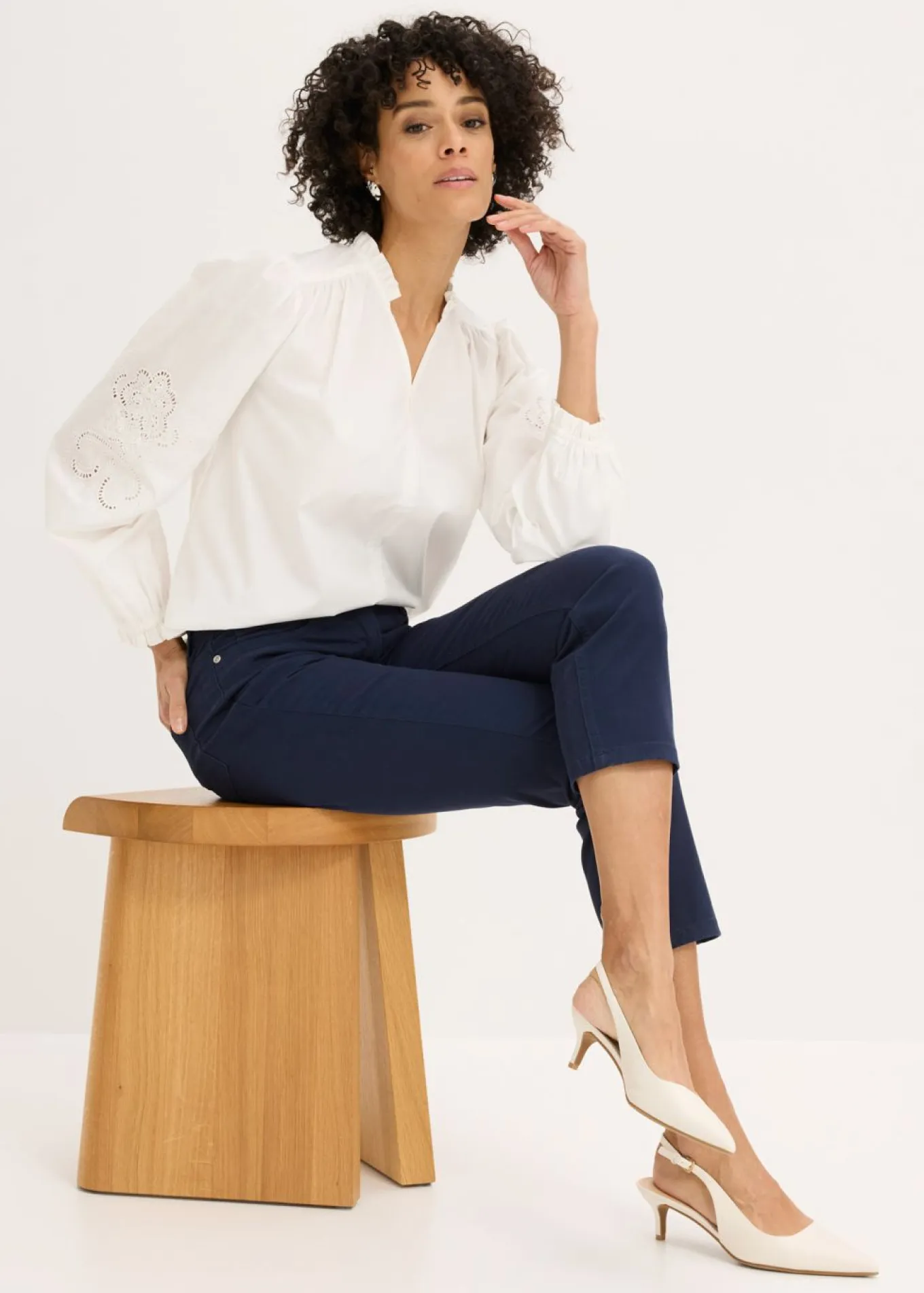 Pantalón elástico capri