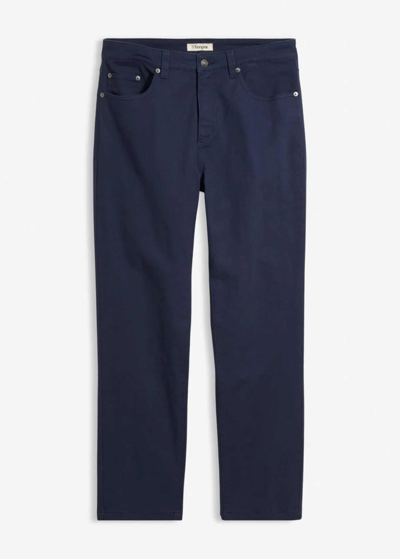 Pantalón elástico, classic fit, straight