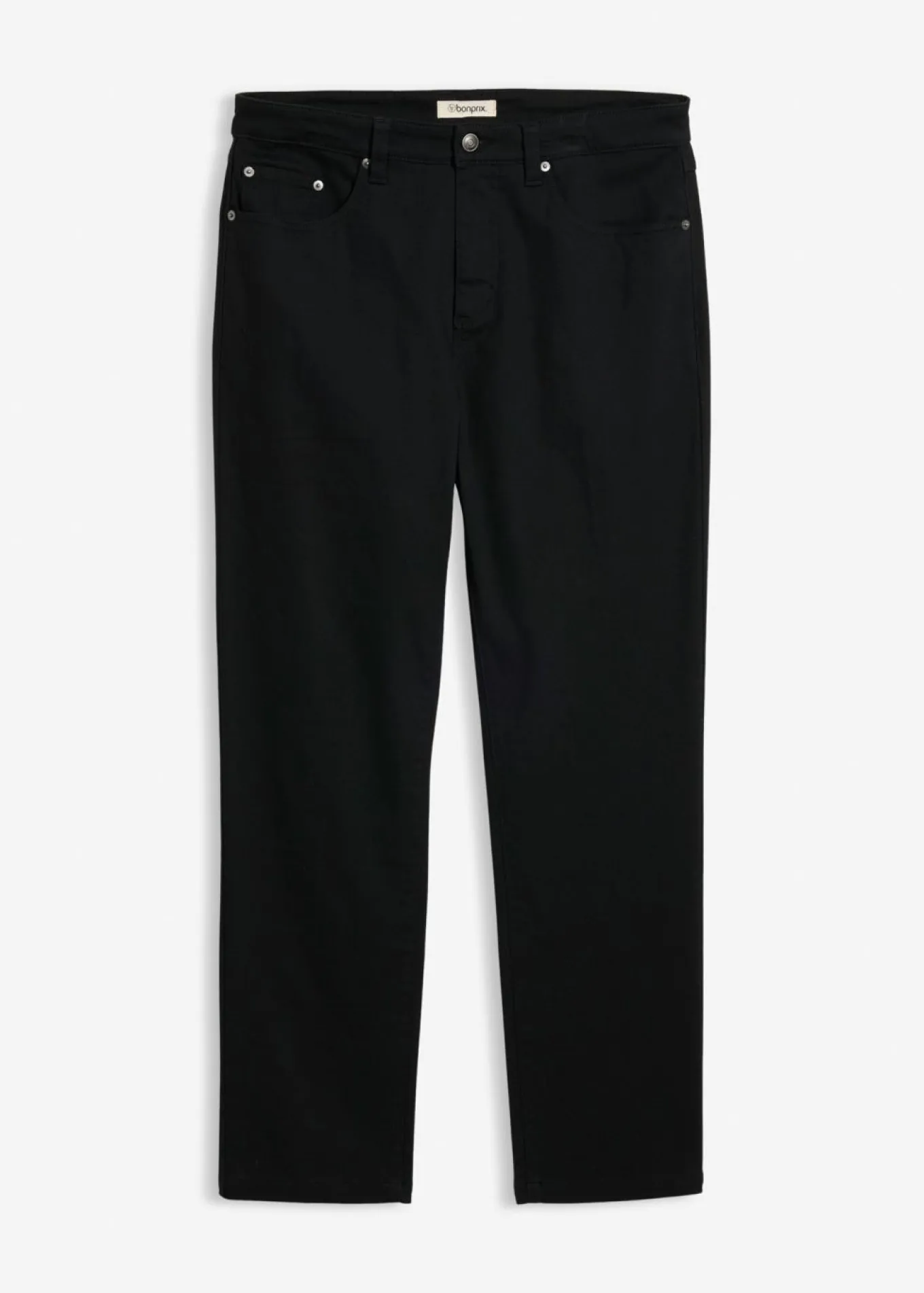 Pantalón elástico, classic fit, straight