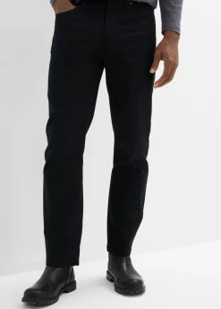 Pantalón elástico, classic fit, straight
