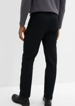 Pantalón elástico, classic fit, straight