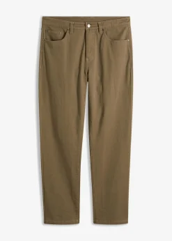 Pantalón elástico, classic fit, straight