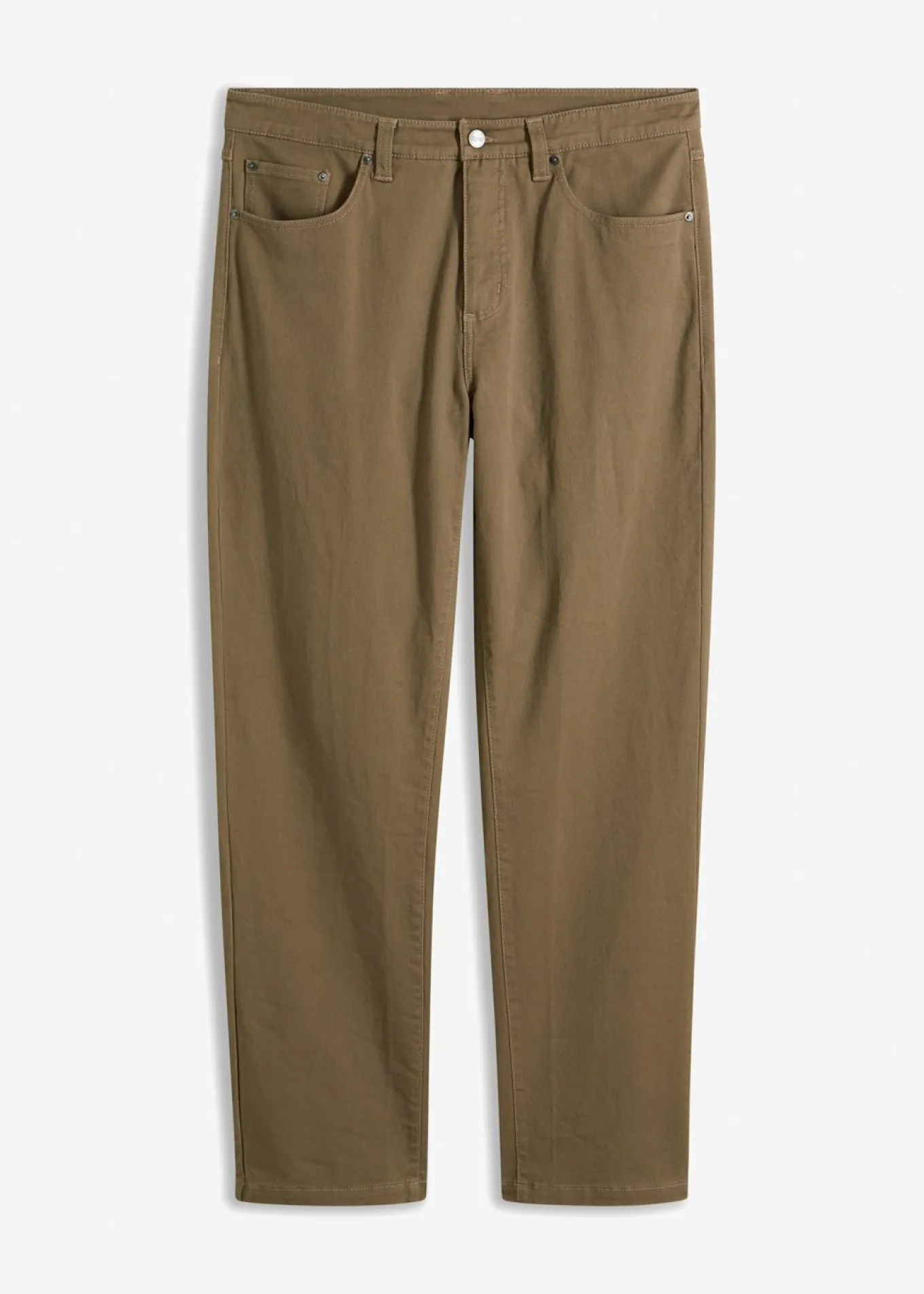 Pantalón elástico, classic fit, straight