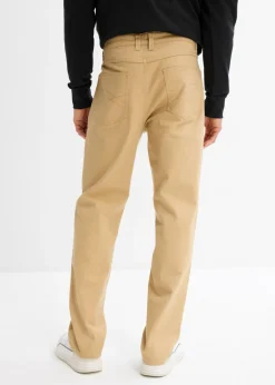 Pantalón elástico, classic fit, straight