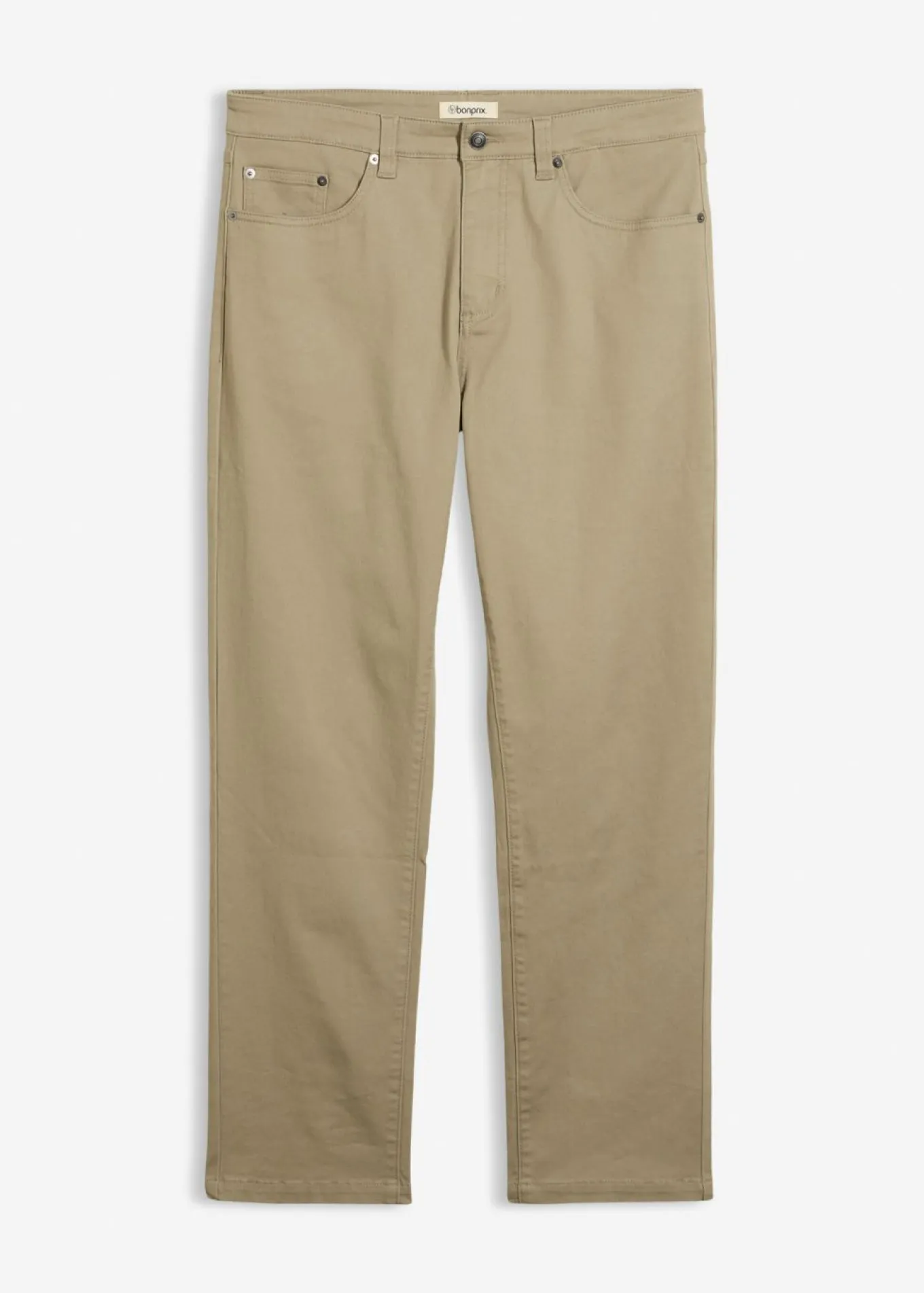 Pantalón elástico, classic fit, straight