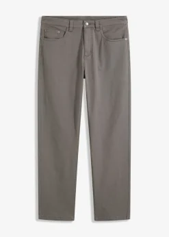 Pantalón elástico, classic fit, straight