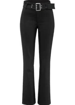 Pantalón elástico con cinturón