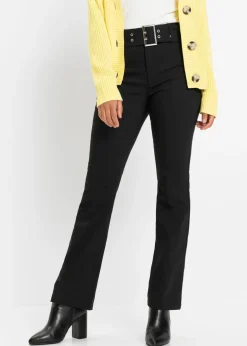 Pantalón elástico con cinturón