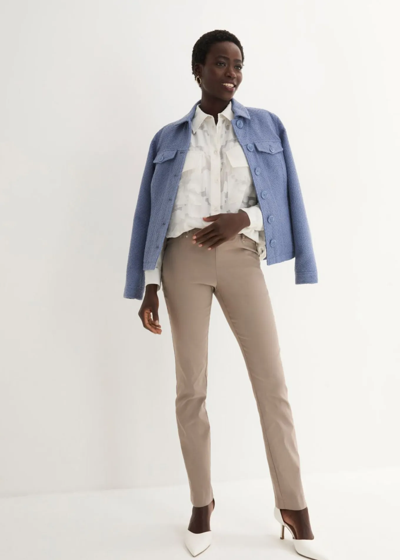Pantalón elástico con cintura antideslizante