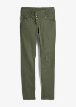 Pantalón elástico con efecto arrugado