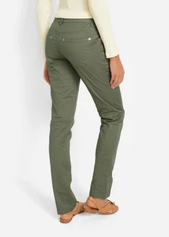 Pantalón elástico con efecto arrugado