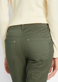 Pantalón elástico con efecto arrugado