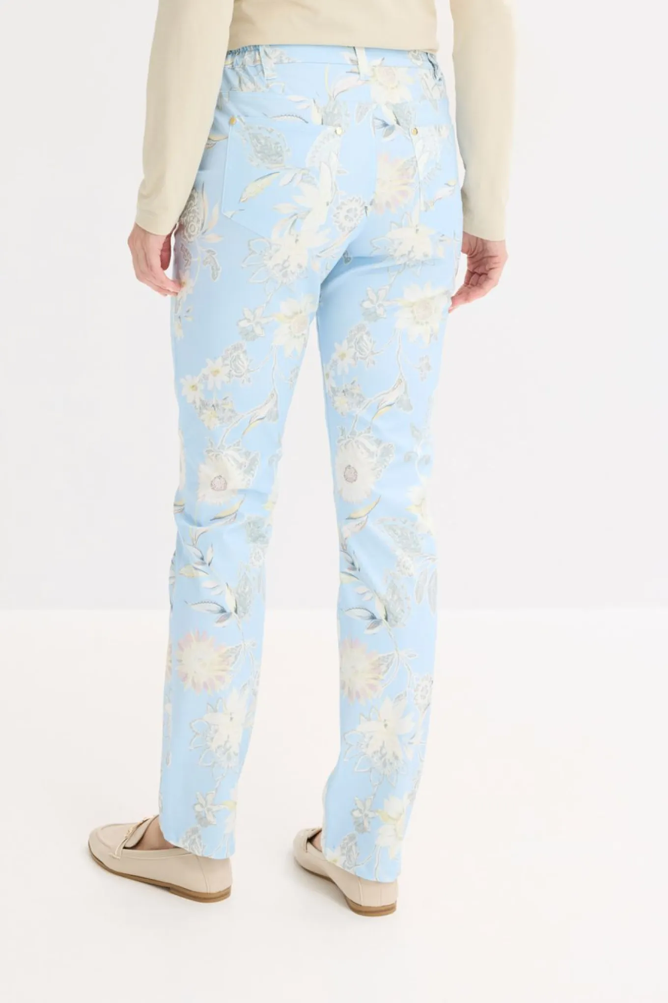 Pantalón elástico con estampado