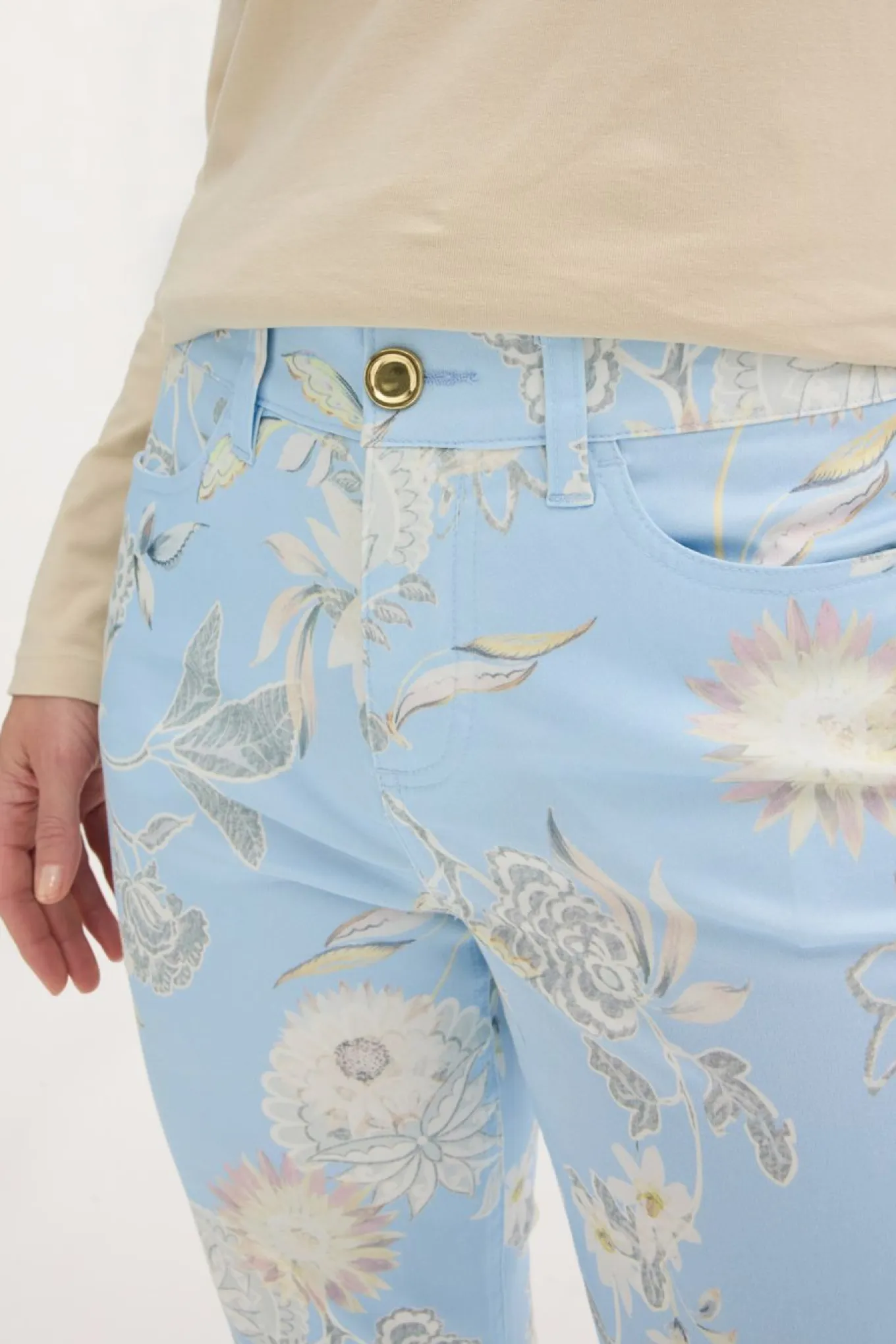 Pantalón elástico con estampado