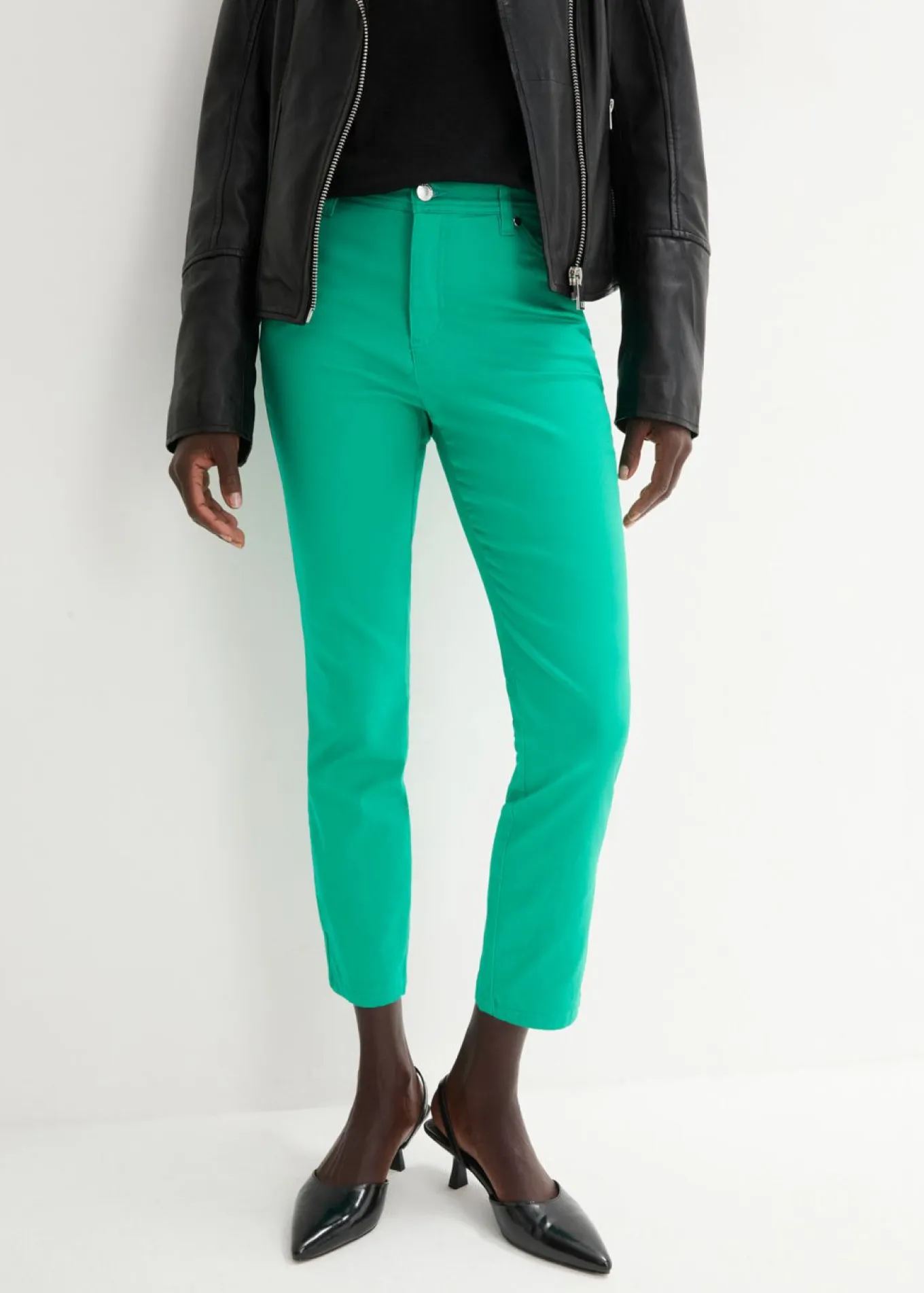 Pantalón elástico de algodón