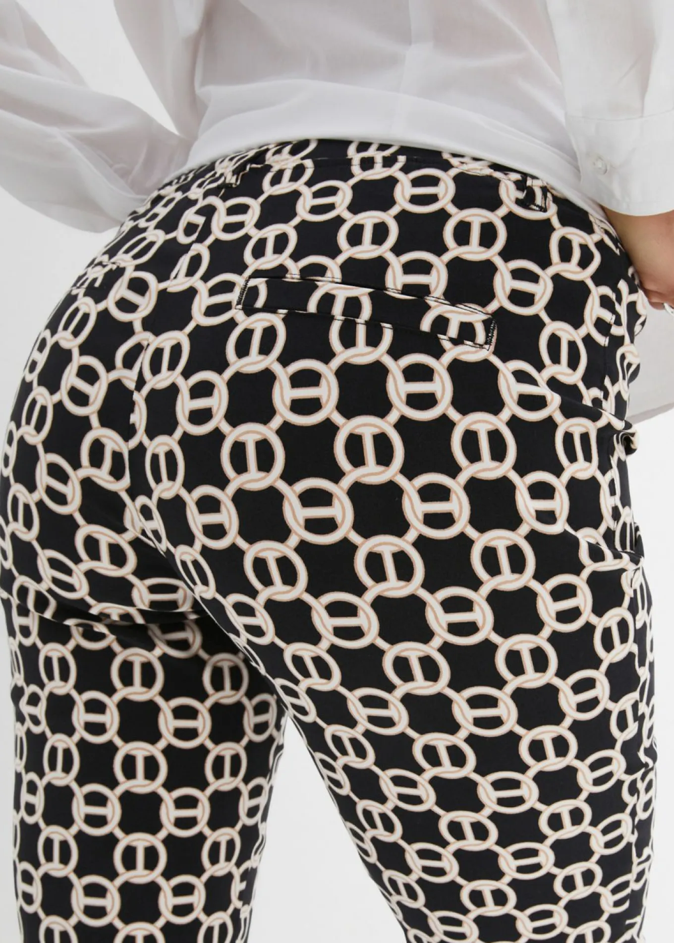Pantalón elástico de bengalina