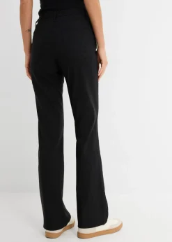 Pantalón elástico de bengalina, bootcut