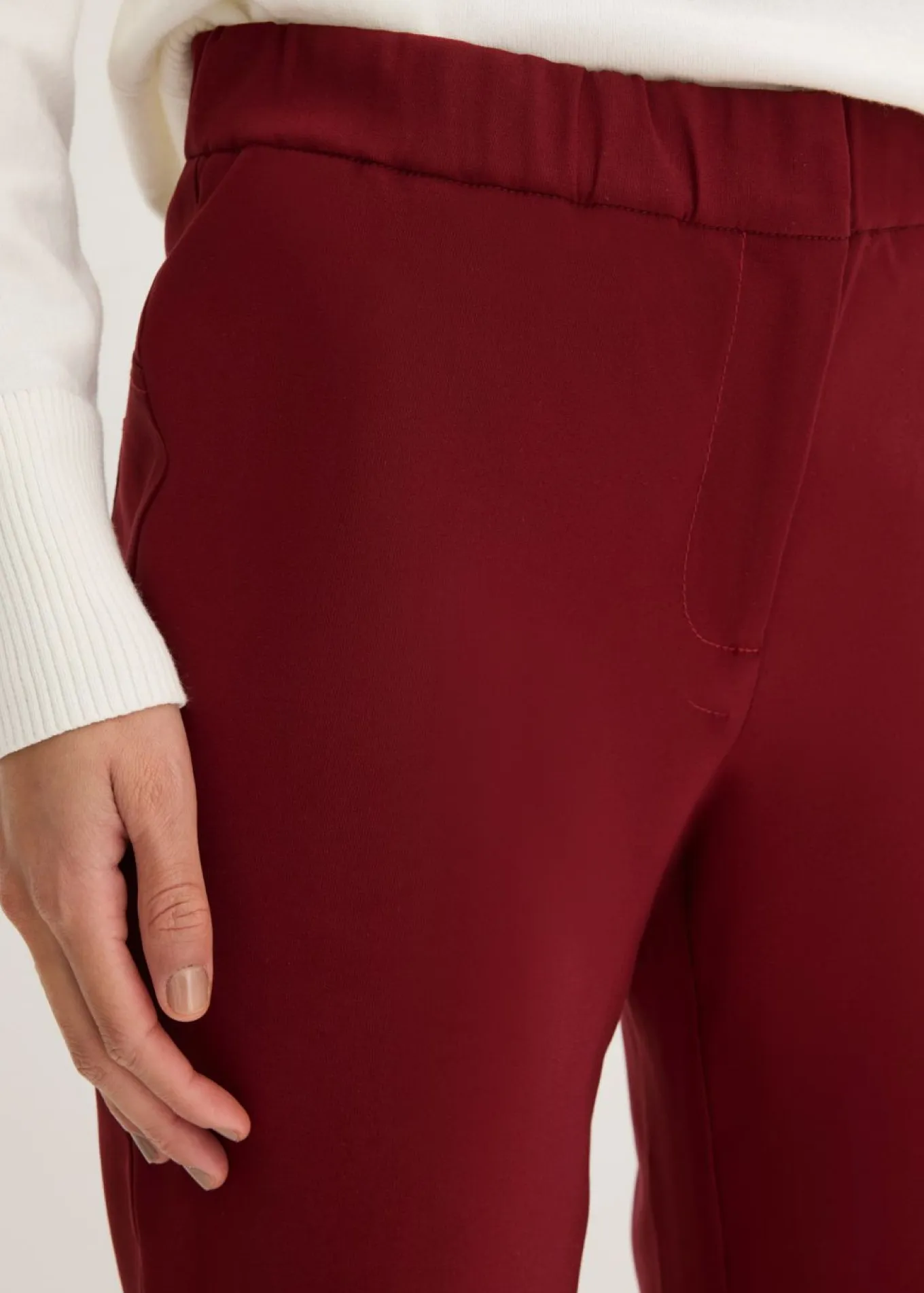 Pantalón elástico de bengalina