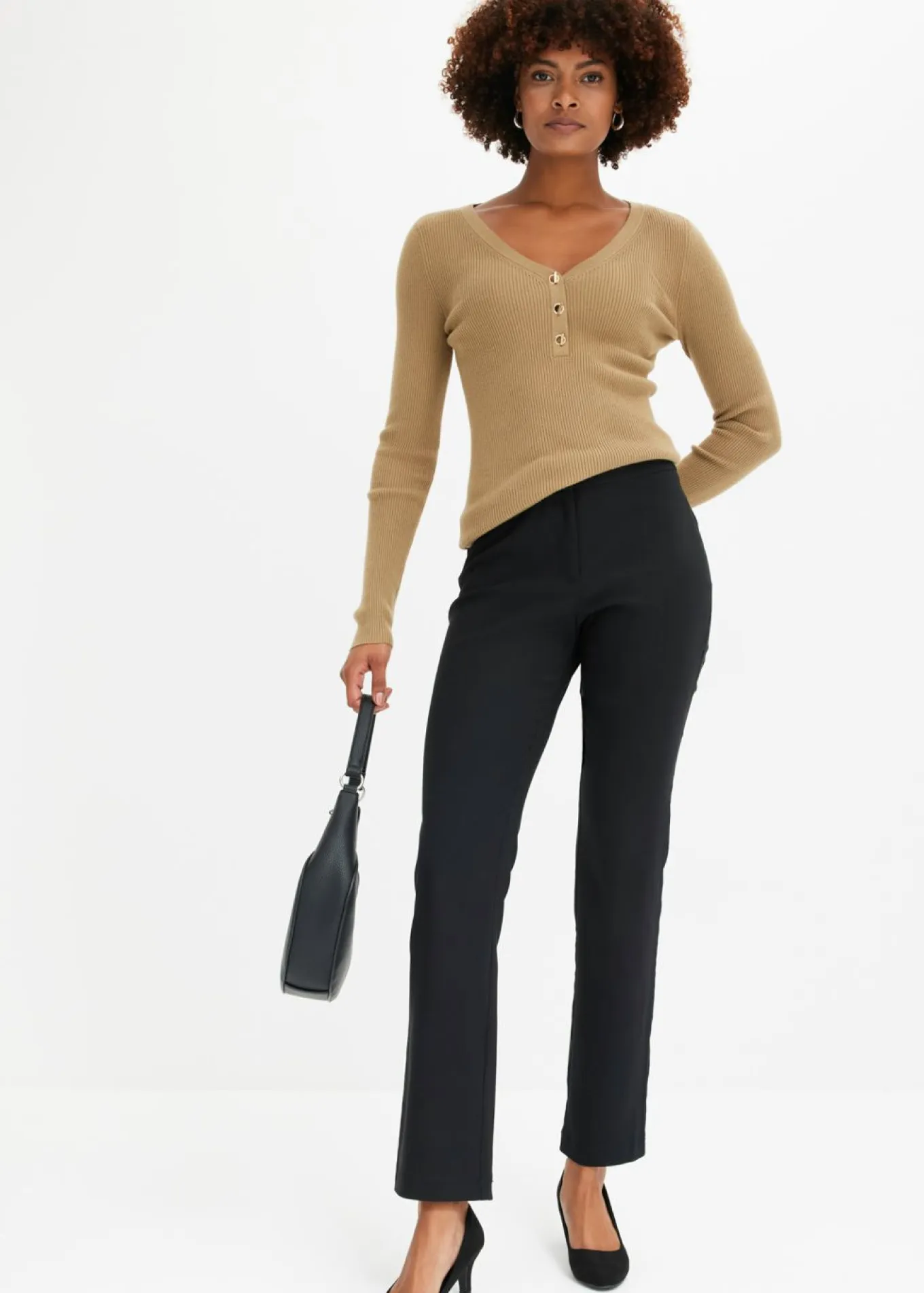 Pantalón elástico de bengalina