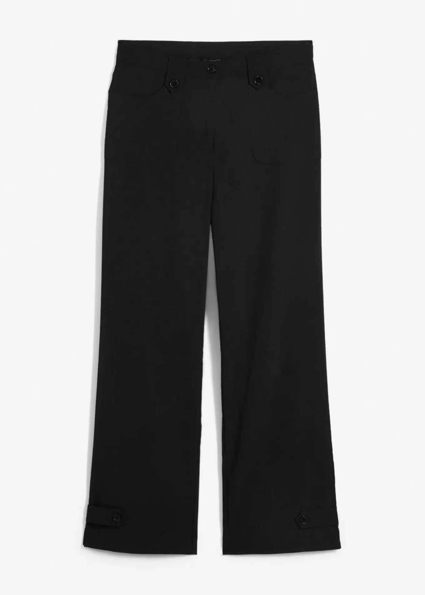 Pantalón elástico de bengalina con cintura cómoda