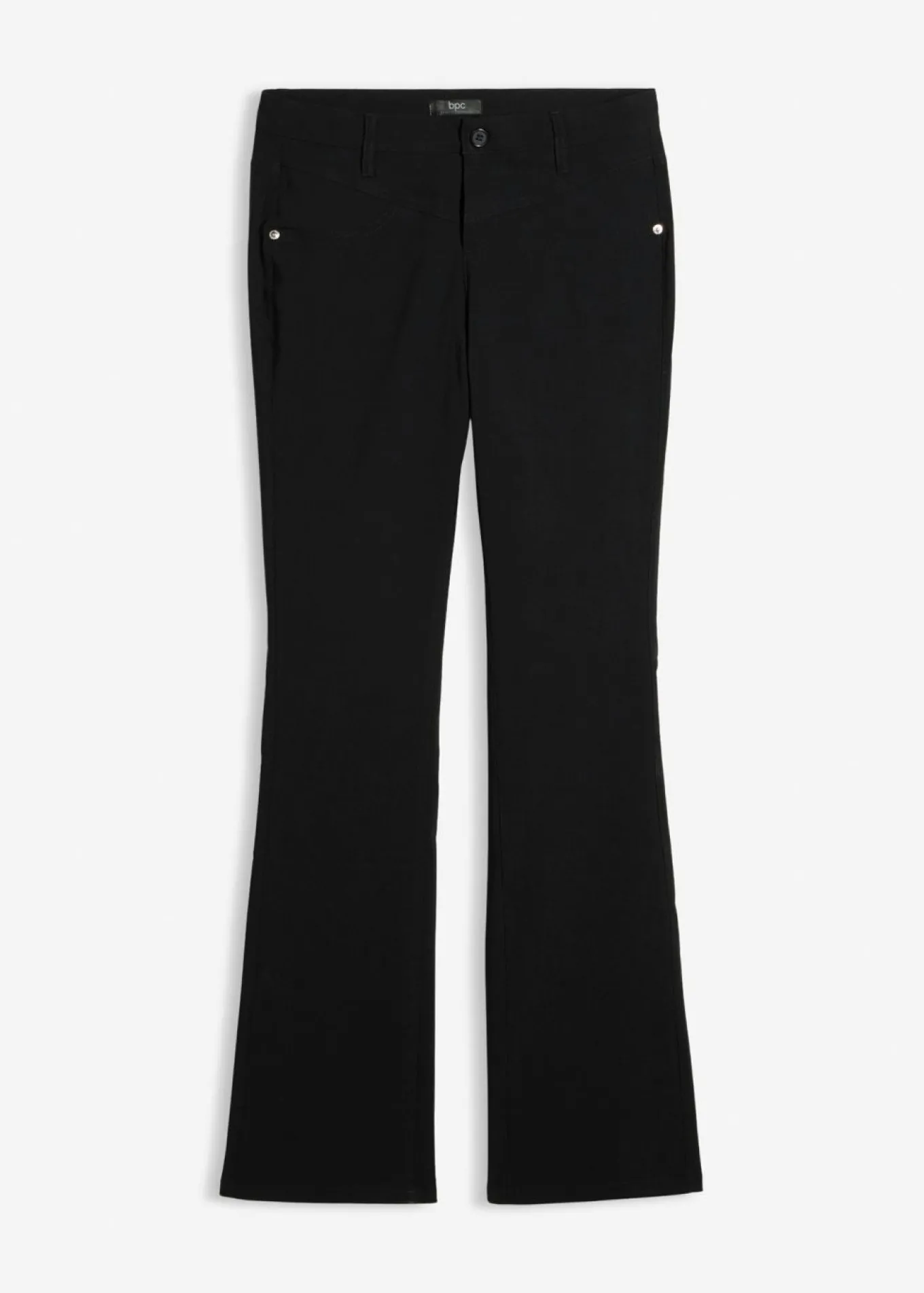 Pantalón elástico de bengalina, bootcut