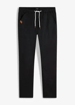 Pantalón elástico de corte regular y recto