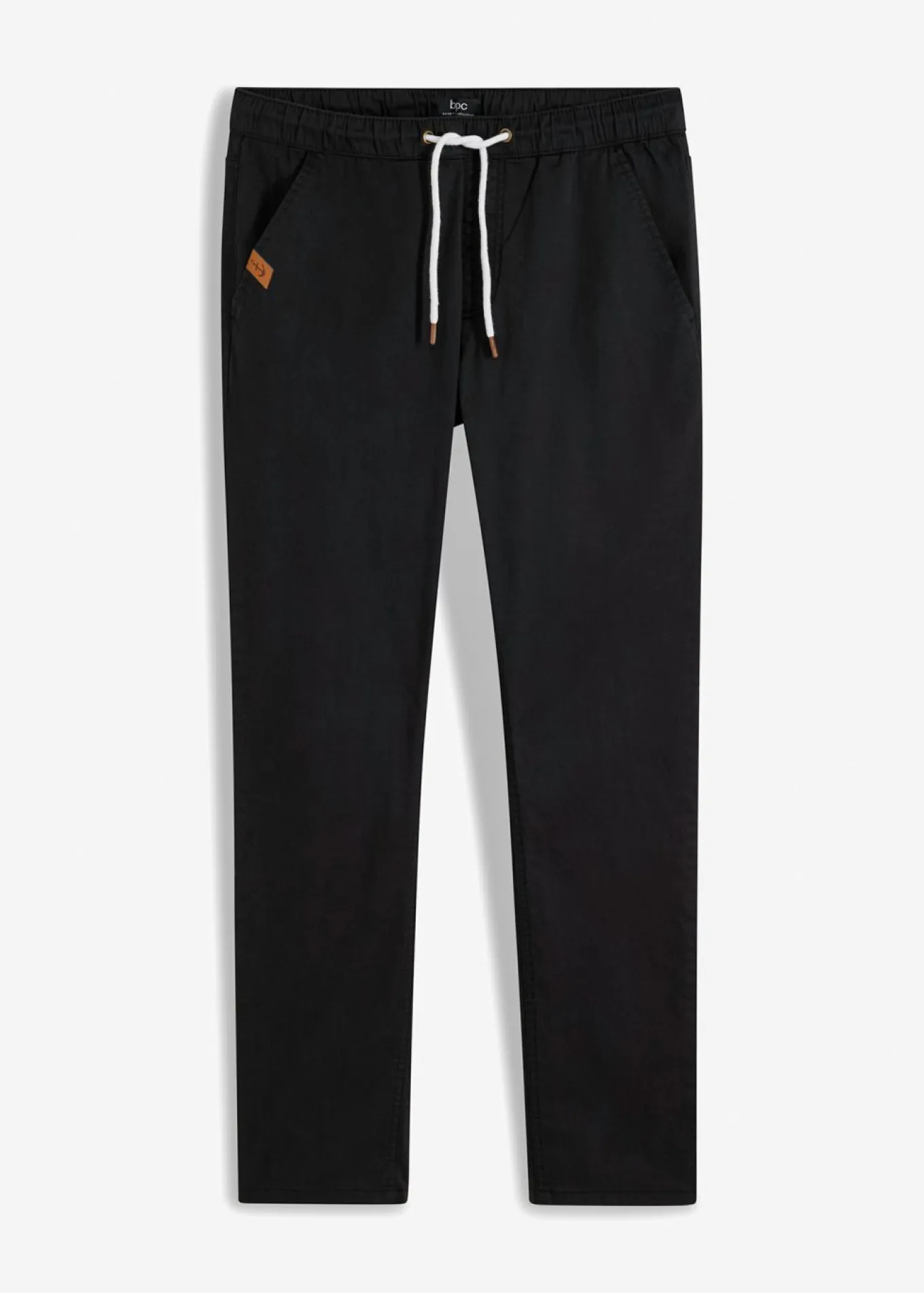 Pantalón elástico de corte regular y recto