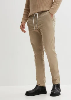 Pantalón elástico de corte recto y ajustado