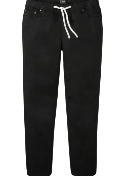 Pantalón elástico de corte regular y recto