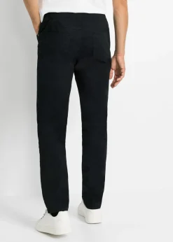 Pantalón elástico de corte regular y recto