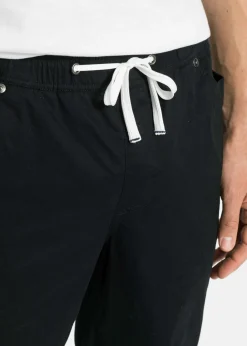 Pantalón elástico de corte regular y recto