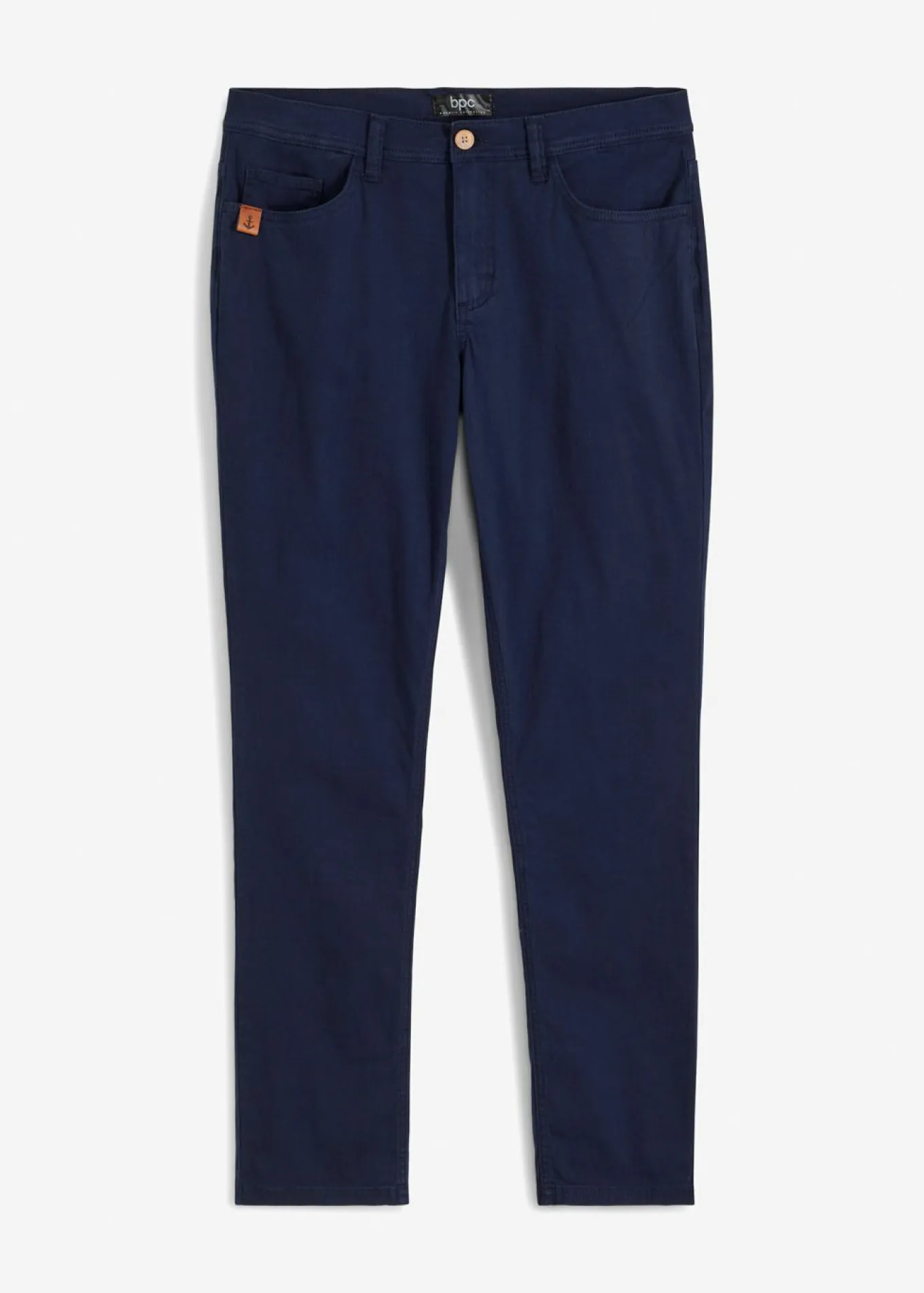 Pantalón elástico de corte regular y recto