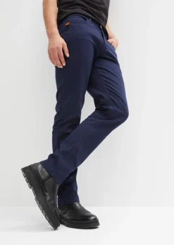 Pantalón elástico de corte regular y recto