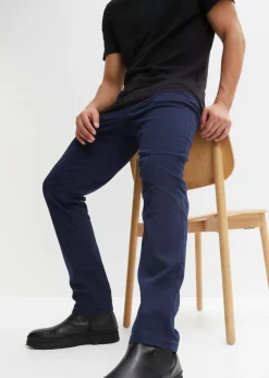 Pantalón elástico de corte regular y recto
