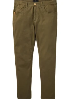 Pantalón elástico de corte regular y recto