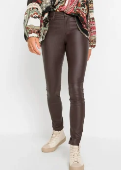 Pantalón elástico de mezcla de viscosa