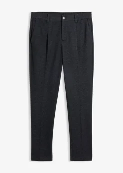 Pantalón elástico de traje con cinturilla cómoda y corte regular
